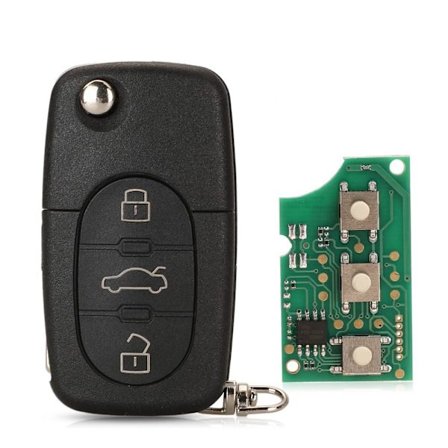 Bil Flip Key Bil fjernkontroll 4D0837231K 4D0837231K