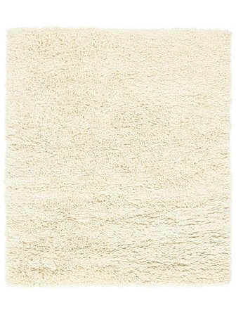 Shaggy Rug Wool Plain (Single Colored) Serenity Off White Large Oeko-Tex