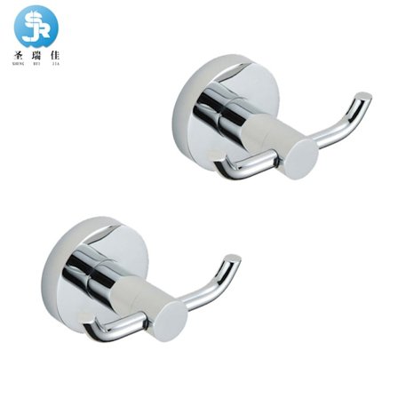 Håndklæde Badekåbe Knage Holder Hænger Rustfrit Stål Højglans Krom Knager Badeværelse