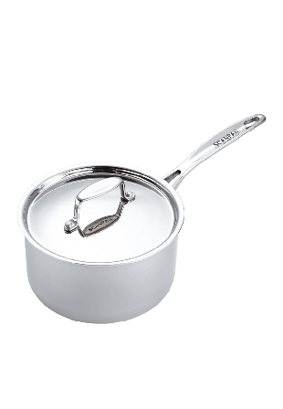 Scanpan Kastrull med lock 1,3 l Kastruller & grytor Silver 14 CM