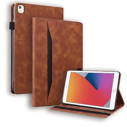 10,2 tommer 9./8./7. generation Kompatibel med iPad-cover, førsteklasses lædercover med S Pen-holder og automatisk sleep/wake-funktion