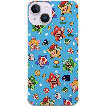 Kompatibelt Mobilskal till Apple Apple iPhone 15 Nintendo Mario Mönster Switch Spel