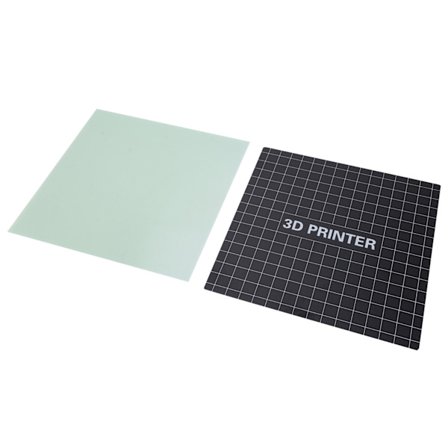 3D-skriver avtakbar glassfiber varmeplate byggeplate klistremerke for Ender-3 (235*235mm)