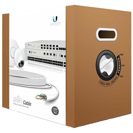 Ubiquiti UniFi samlet kabel - 305 m - hvit