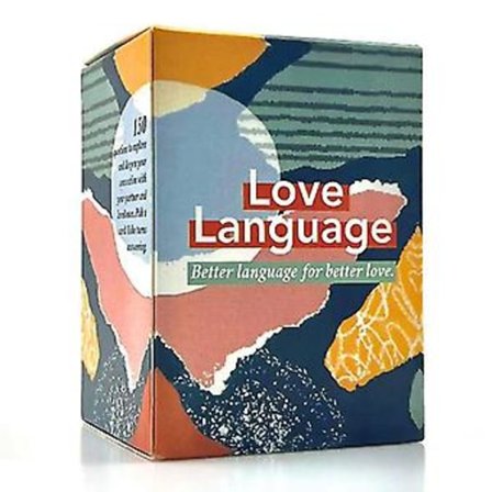 Kærlighedssprog Engelsk Version Par Dialog Diskussionskort ( )