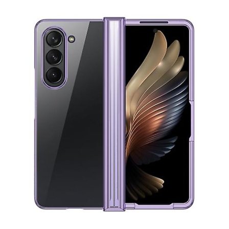 For Samsung Galaxy Z Fold5 Elektroplettert Tredelt Sett Mobiltelefondeksel