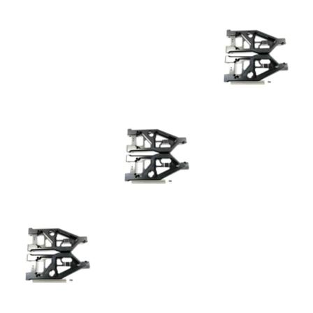 1/2/3/5 främre nedre svängarm för Rc ARRMA 1/5 främre nedre sväng black 3Set