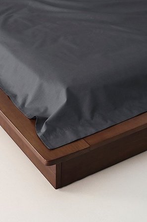 Jotex - Lakan Dubbelsäng Ekologisk Grå ZACK - Köp Lakan hos Jotex