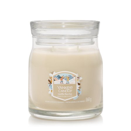 Yankee Candle Signature Jar Candles Vanilla Flurries 368g - Candela Profumata