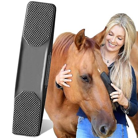 Stor Hund Häst Skötselborste Hårborttagning Rengöring Massage Kam