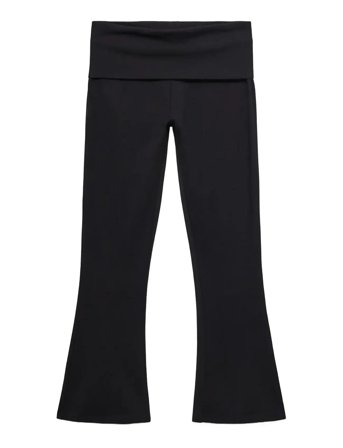 Mango Flared Leggings - Black - 13-14