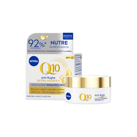 Nivea Q10 Anti-rughe Extra Nutriente Crema Giorno Riparatrice Spf