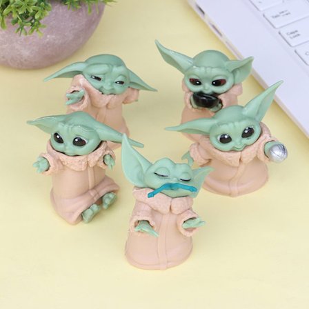 kpl/ set Baby Yoda Grogu Mandalorian toimintahahmoleluja