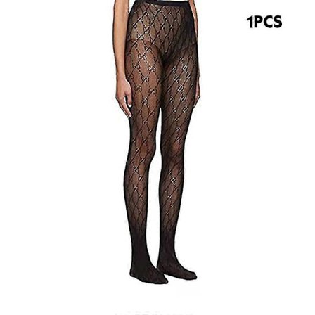 Dubbel Bokstav CC Transparenta Slim Tights Fisknätsstrumpor Sexiga Strumpor Tights Party Klubb Svarta Tights Strumpor-Bra