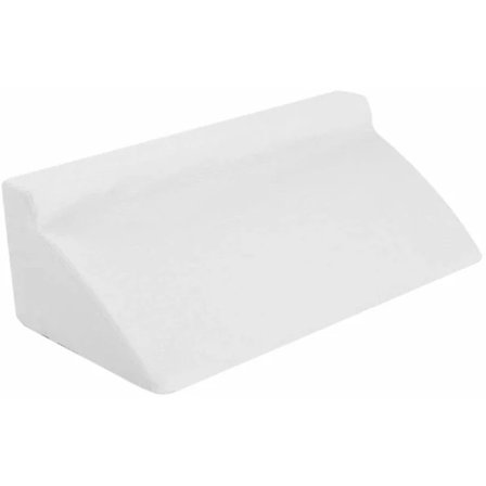 /NN/Kil-kudde, Kil-kudde i skum med tvättbart överdrag med dragkedja, benlyft, ländryggsstödskudde för hem, kontor, lägenhet (Vit){F2]