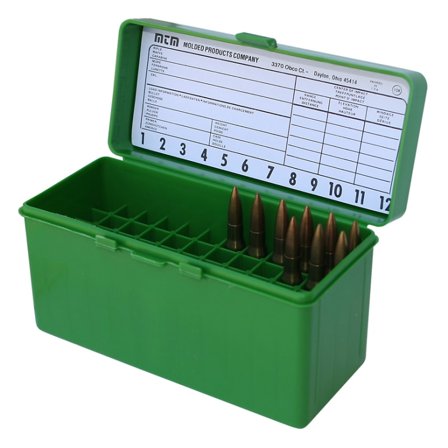 MTM Cartridge Box RM-60 22/250-308 Win Weapon accessories Green OneSize