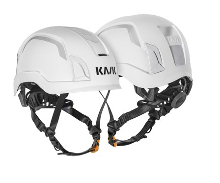 KASK Zenith X HI VIZ Sikkerhetshjelm uventilert Hi-Vis Hvit, Hodebeskyttelse