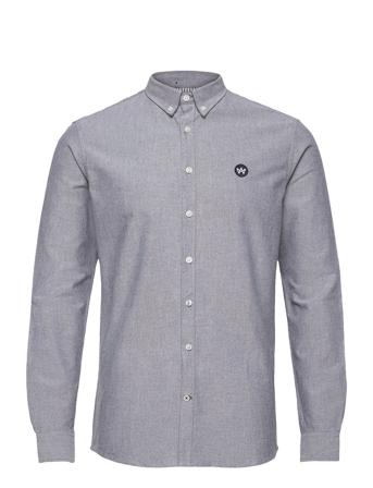 Johan Oxford Shirt Skjorte Uformell Lilla Kronstadt