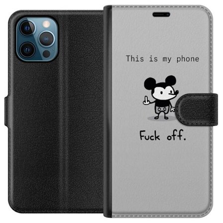 Kompatibelt Plånboksfodral till Apple Apple iPhone 12 Pro Max Fuck Off