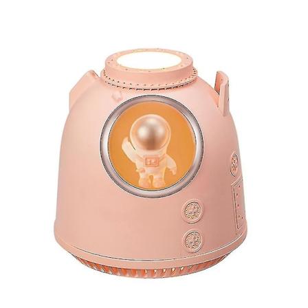 260ml Rumkapsel Luftfugtighedsmaskine Mist Aromaterapi Vanddiffusor Med LED Lys Astronaut Humidificador Pink