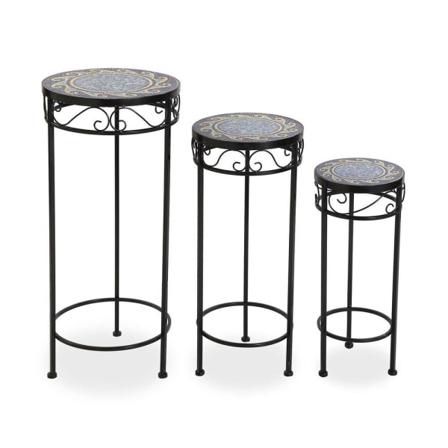 Blomkruksställning Versa Metall (30 X 69 Cm) (3 Pcs)