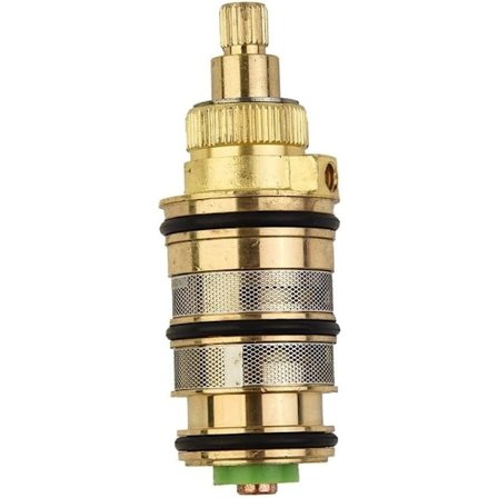 Utskiftbar termostatisk patron i messing, termostatisk badekarblander, dusjhode, med messing dusjtermostat for ulike blandermodeller