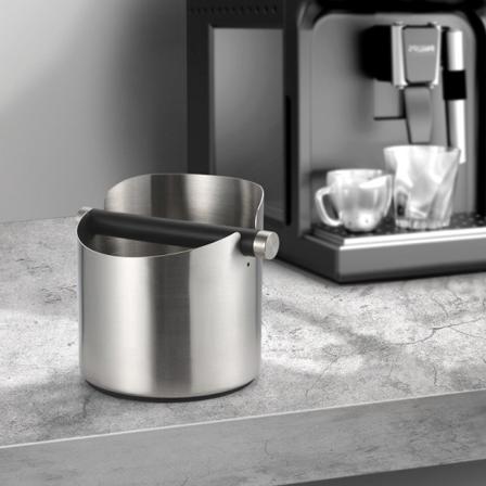 Espresso kahvipurujen ämpäri ruostumattomasta teräksestä valmistettu purujen ämpäri ro