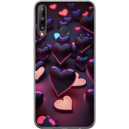 Kompatibel Mobilcover til Huawei Huawei P40 lite E Midnatshjerter