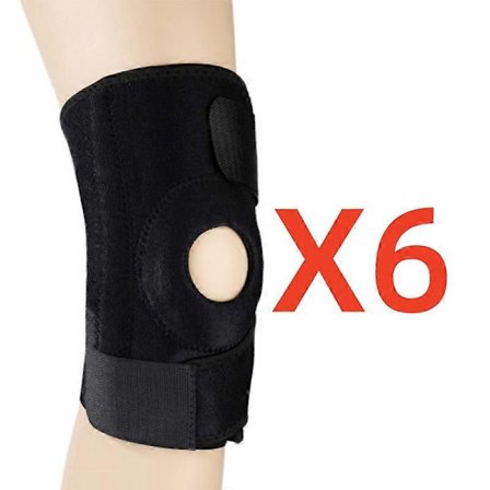 1-6x Knæstøtte Knæbind til Sport Anti-Fall Åndbare Knæbeskyttere Sports Knæbeskyttere Udendørs Basketball Knæbeskytter