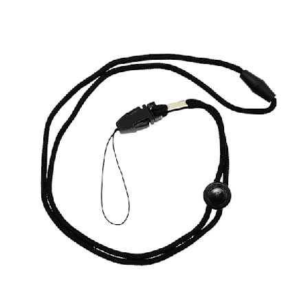 TIS Unisex Säkerhets Lanyard En Storlek Svart