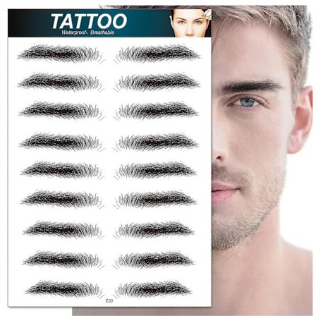 6d Hårliknande Ögonbryn, Tattoo Sticker, Falska Ögonbryn, Vattentät Makeup
