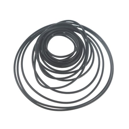 15 Stycken Universella 1.2mm Kassettbands Ersättnings Gummi CD DVD Kassettbandspelare Skivspelare Rem