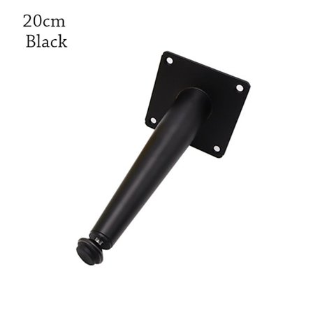 Huonekalut Pyörät Jalat MUSTA 20cm