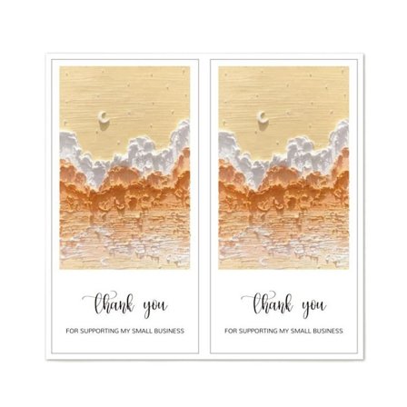 50 STK Takk Forseglingsklistremerker "Open Me"-etiketter 2 2