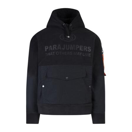 Parajumpers Hoodies Sort, Herre, Størrelse: XL