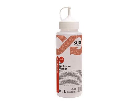 SURE Appliceringsflaska Washroom Cleaner 500ml - Lyreco - Städ och hygien - Städredskap - Sprayflaskor