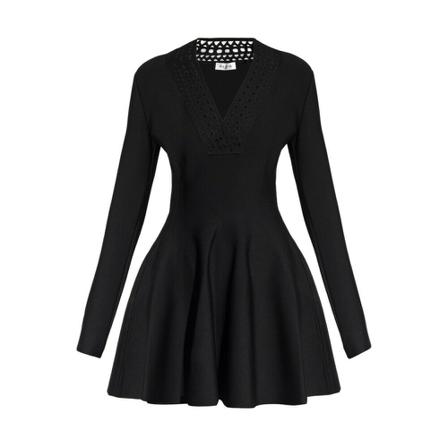 Alaïa Klänning svart, Dam, Dam, Storlek: M