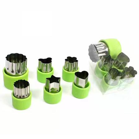 6st Rostfritt Stål Grönsakster Set Diy Cookie Ter Molds Fo