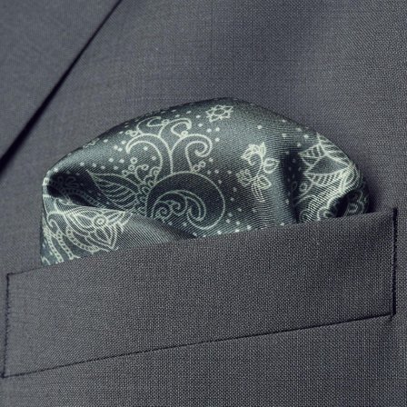 Pañuelo de bolsillo de seda Boho Bernie para hombres - Pañuelos de bolsillo estampados