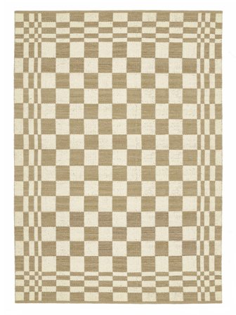 Tango Brown/Ivory White Oeko-Tex Rug
