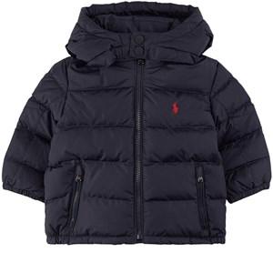 Kids - Ralph Lauren Branded Down Jacket Navy - Coats and jackets - 12 months - Navy