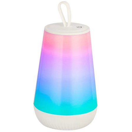 Bærbar bordlampe, oppladbar berøringssensor nattbordslampe, RGB fargeskiftende nattlys for soverom, utendørs camping