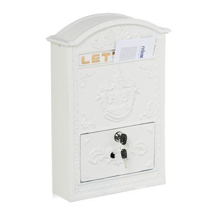 Vintage-postilaatikko lukolla – nostalginen postilaatikko