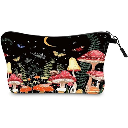 Kosmetisk sminkeveske Håndveske Mini Pouch Lommebok Glidelås Penal Toalettmappe Organizer Oppbevaringslommer