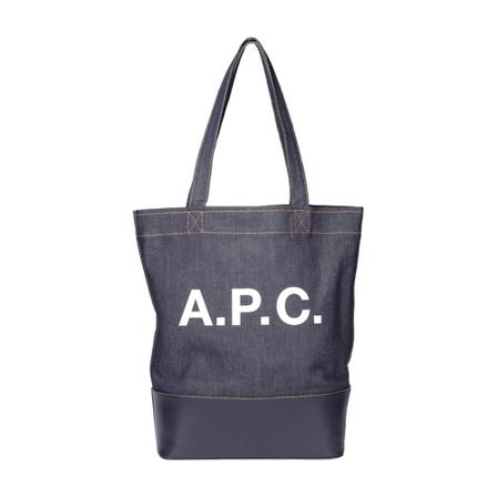 A.p.c., Tote Bags Blauw, Dames, Maat:ONE Size