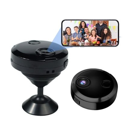 Mini Trådlös Wifi-kamera 1080P HD Säkerhetskamera Nanny Cam med Mörkerseende Fjärrvisning för Säkerhet med iOS-app från YEMAESRE