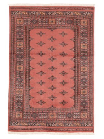 136X200 Tapis Pakistan Boukhara 2Ply D'orient Rouge Foncé/Rouge (Laine, Pakistan) Carpetvista