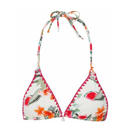 Banana Moon Nuco Palmrose Bikini Top Hvid, Dame