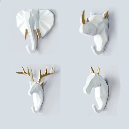 4 koukkua Ripustuskoukku Pyyhekoukku Vaatekoukku Seinäkoukku Avainkoukku