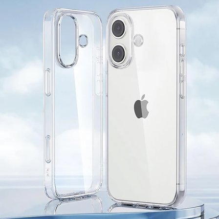 iPhone 16 - Skal med Klar Minimalistisk Design, Maximal Säkerhet